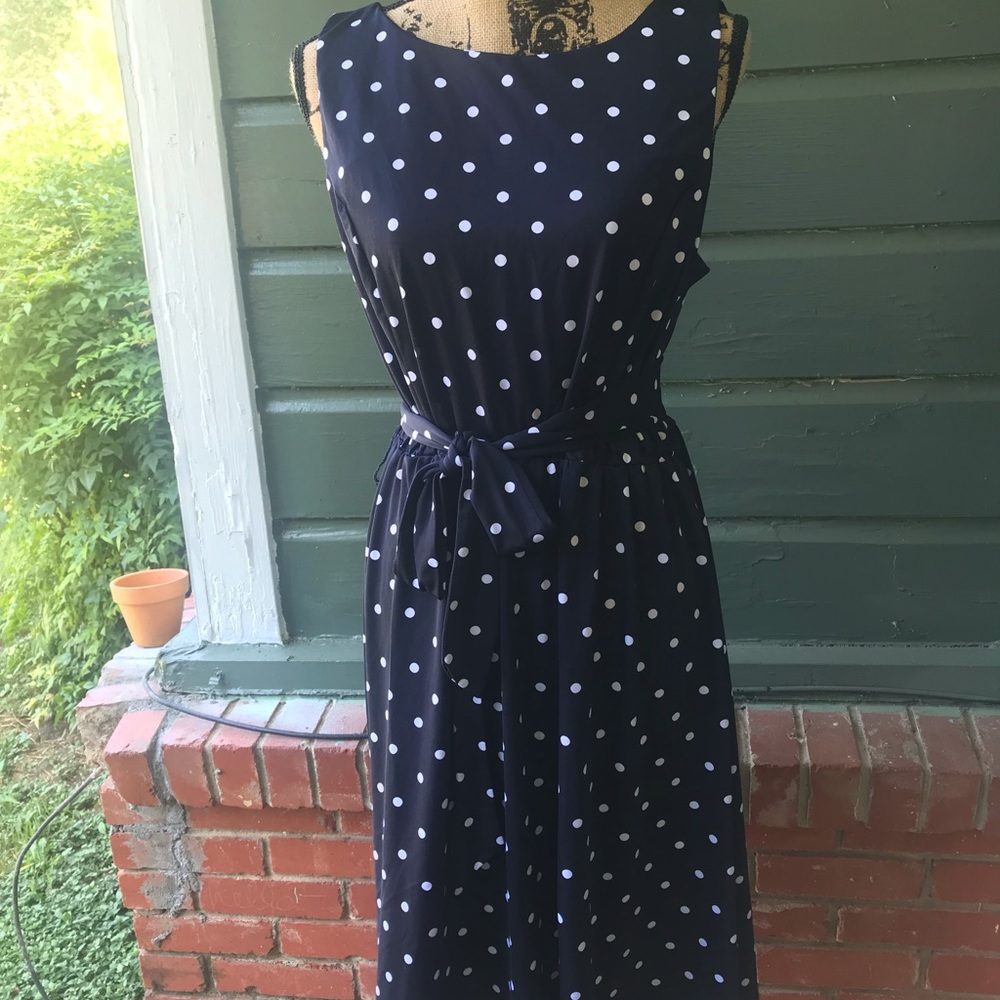 I’m at work Polka Dot Dress